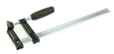 Torquata Quick Action F Clamp 80mm Jaw 300mm Capacity in use on workbench
