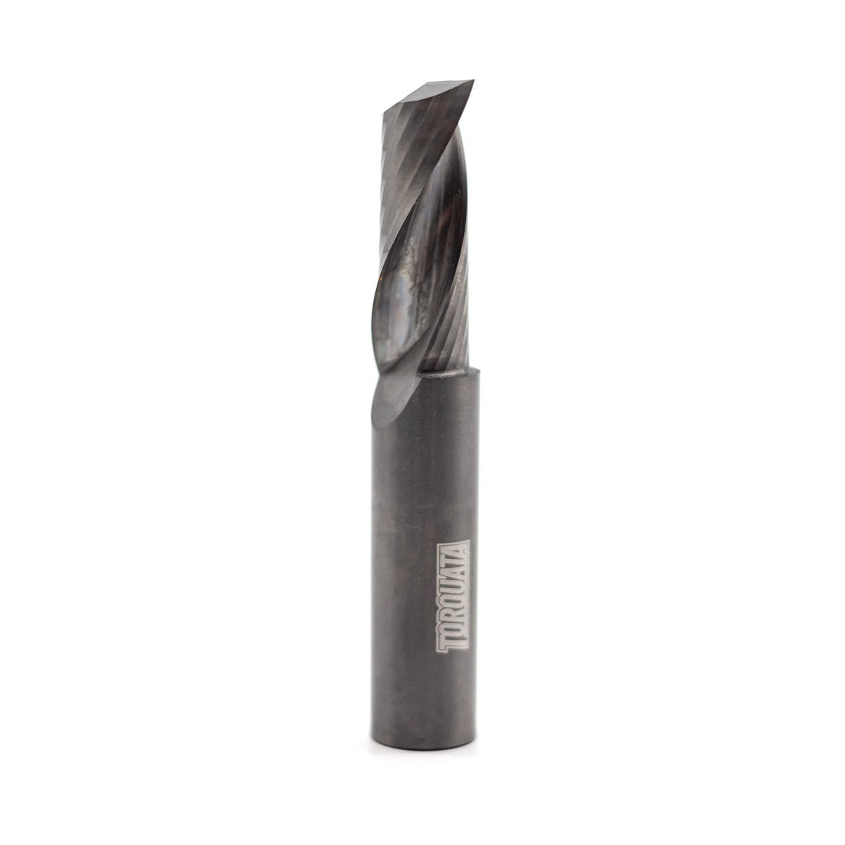 Torquata Single Flute Upcut Spiral CNC Router Bits 31.7mm Cutting Height 1/2in Shank Solid Carbide