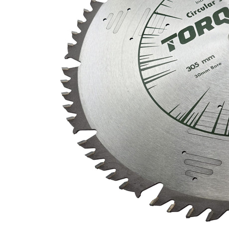 Torquata 305mm Diameter 30mm Bore Thin Kerf Combination Circular Saw Blade