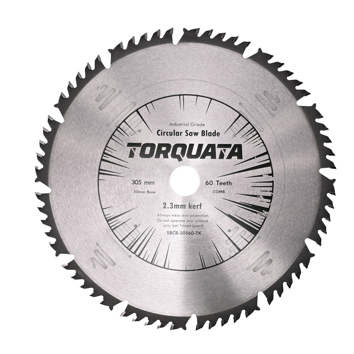 Torquata 305mm Diameter 30mm Bore Thin Kerf Combination Circular Saw Blade