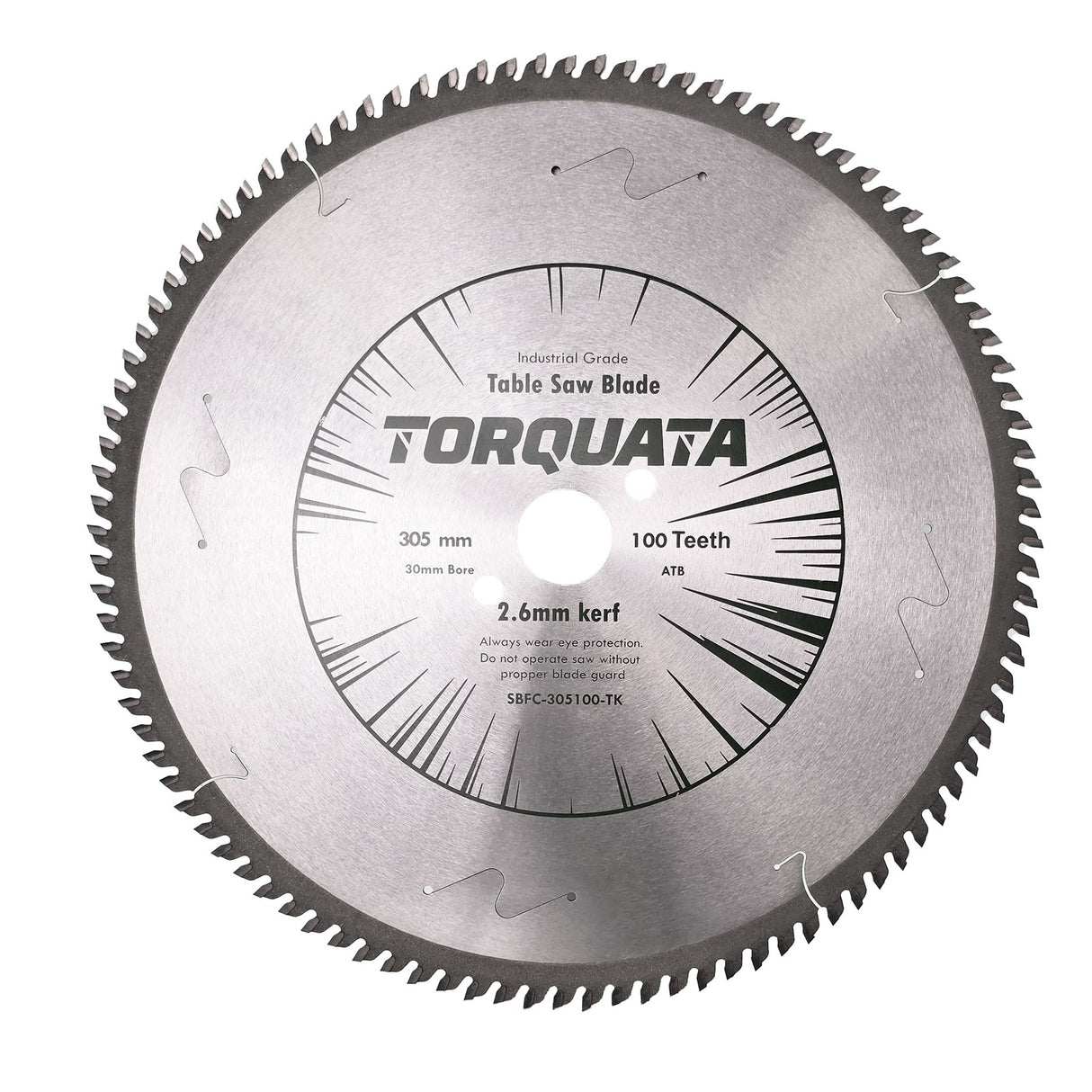 Torquata 305mm Diameter 30mm Bore Thin Kerf Fine Crosscut Circular Saw Blade