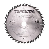 Torquata 250mm Diameter 30mm Bore General Purpose Circular Saw Blade suits Circular Power Saws
