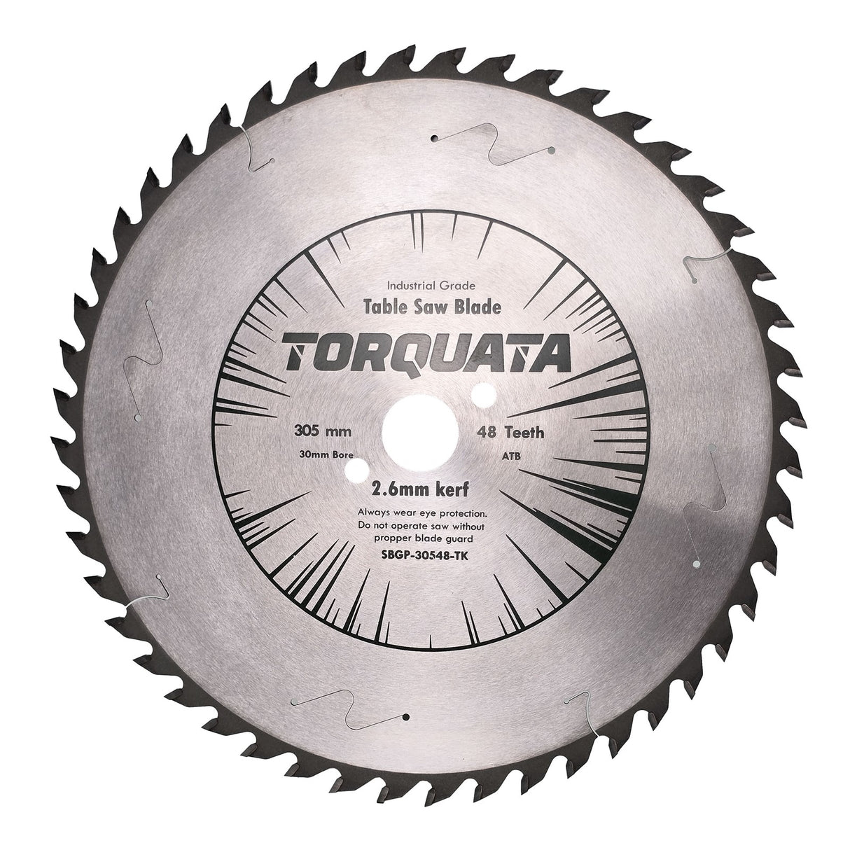 Torquata 305mm Diameter 30mm Bore Thin Kerf General Purpose Circular Saw Blade suits Circular Power Saws
