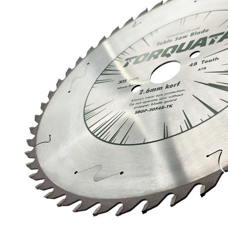 Torquata 305mm Diameter 30mm Bore Thin Kerf General Purpose Circular Saw Blade suits Circular Power Saws