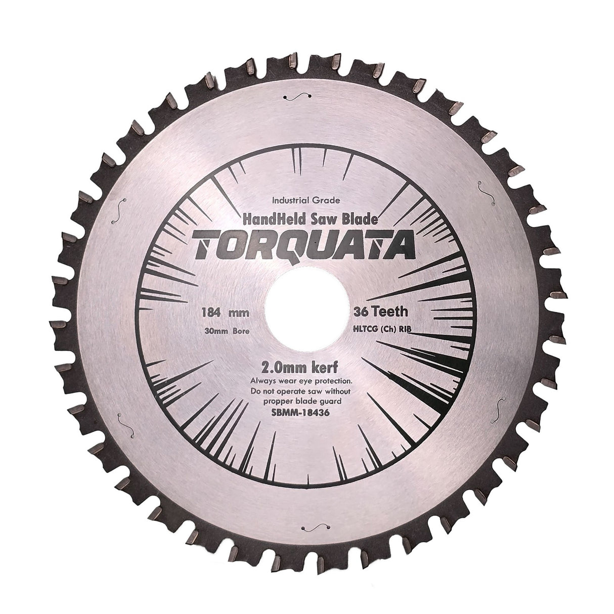 Torquata Multi Material Circular Saw Blade suits Circular Power Saws 184mm Diameter 30mm Bore