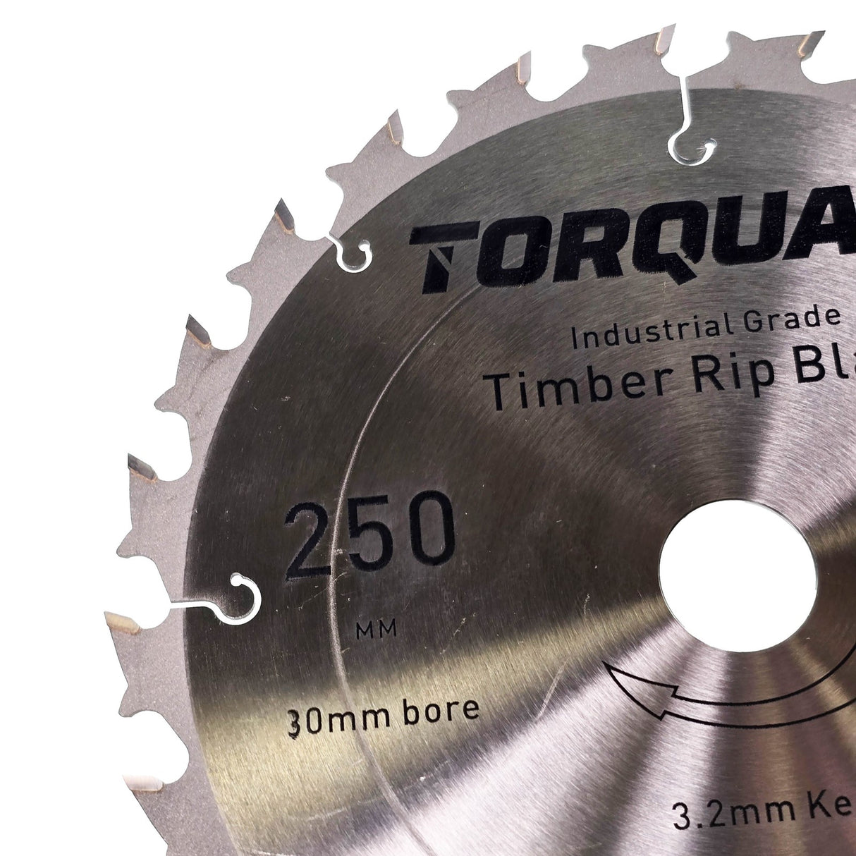 Torquata 250mm Diameter 30mm Bore Rip Cut Circular Saw Blade suits Circular Power Saws
