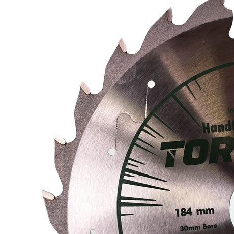 Torquata 184mm Diameter 30mm Bore Rip Cut Circular Saw Blade suits Circular Power Saws