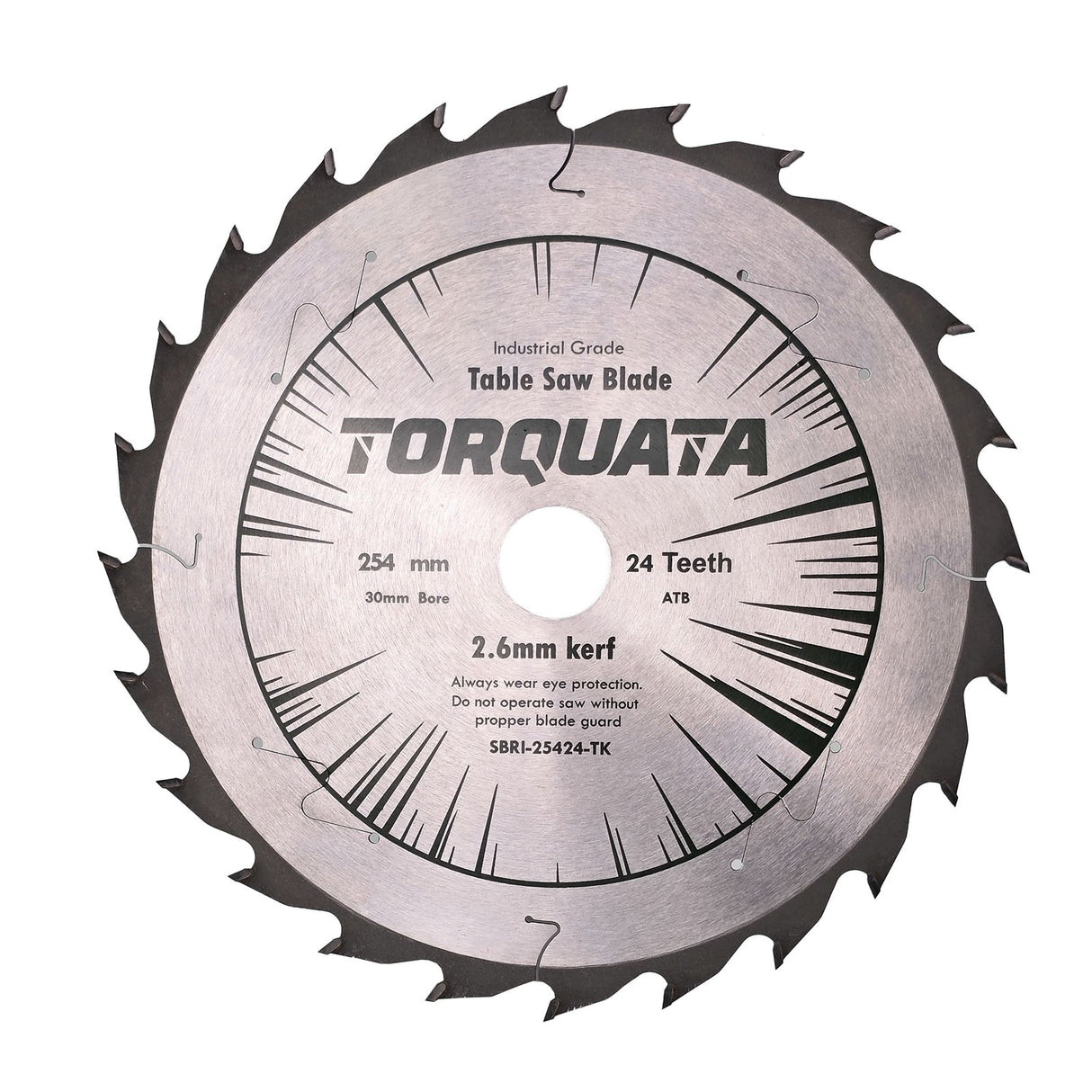 Torquata 254mm Diameter 30mm Bore Extra Thin Kerf Rip Cut Circular Saw Blade suits Circular Power Saws