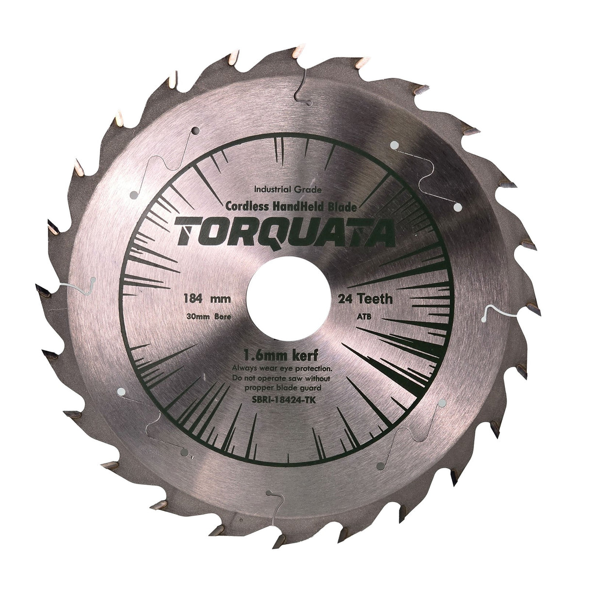 Torquata 184mm Diameter 30mm Bore Extra Thin Kerf Rip Cut Circular Saw Blade suits Circular Power Saws