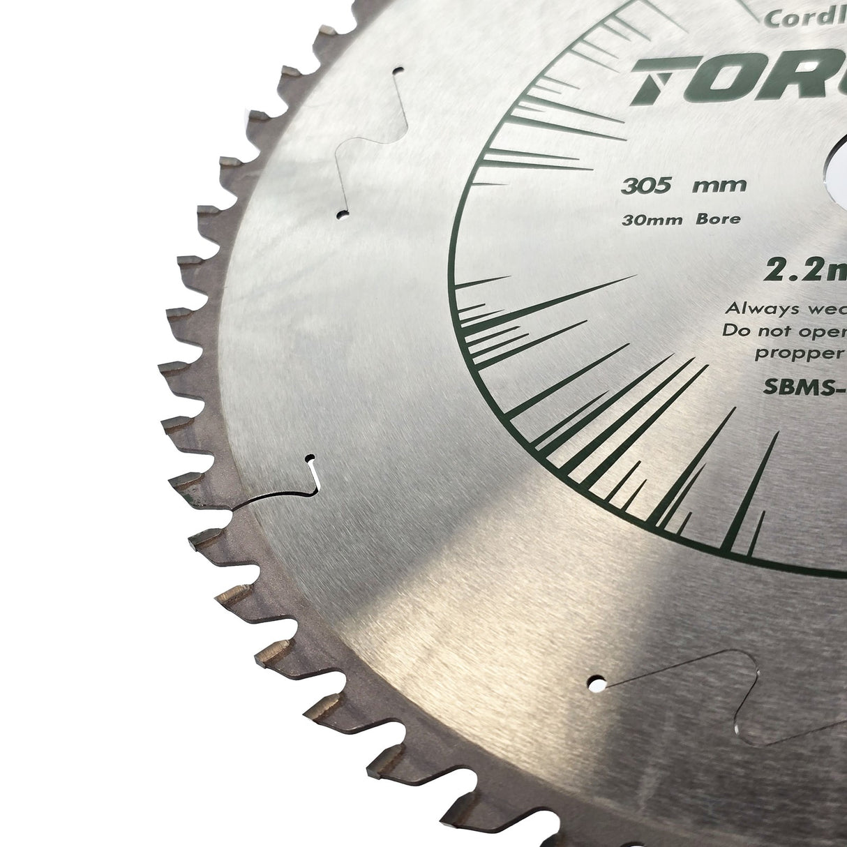 Torquata 305mm Diameter 30mm Bore Thin Kerf Circular Saw Blades suits Mitre Saws