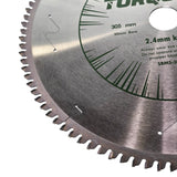 Torquata 305mm Diameter 30mm Bore Fine Finish Circular Saw Blade suits Mitre Saws