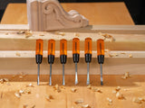 Pony Jorgensen 6-Piece Hand Carving Tool Set Chrome-Vanadium Blades