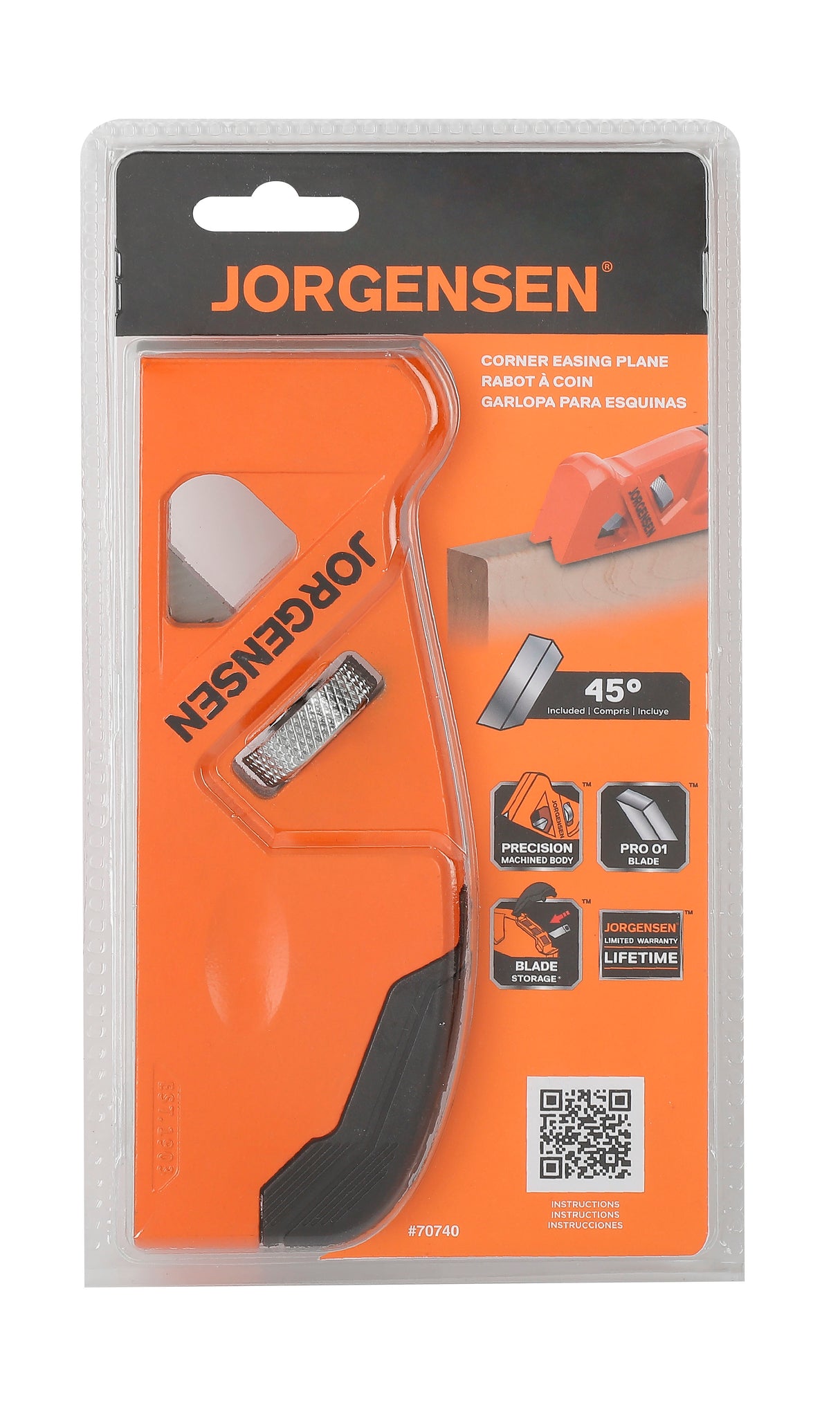 Pony Jorgensen Corner Easing Chamfer Hand Plane for Edge Profiling