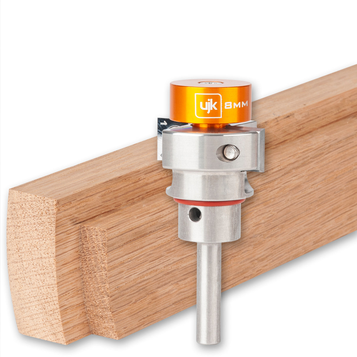 UJK 2-Wing Small Rebate Router Cutter with Metric Collars 1/2in Shank