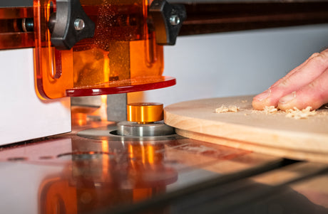 UJK 2-Wing Small Rebate Router Cutter with Metric Collars 1/2in Shank