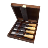 Narex Richter Cryogenic Steel Set of Four Bevel Edge Butt Chisels