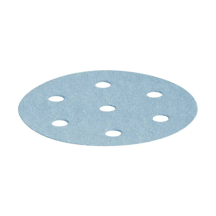 Festool 90mm Granat Abrasive Discs 6 Hole Pack of 100 - Sanding discs in various grits for efficient woodwork finishing