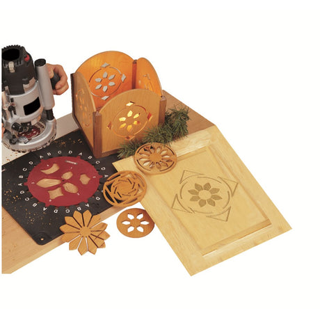 Milescraft Design & Inlay Kit for Woodworking Routers Imperial