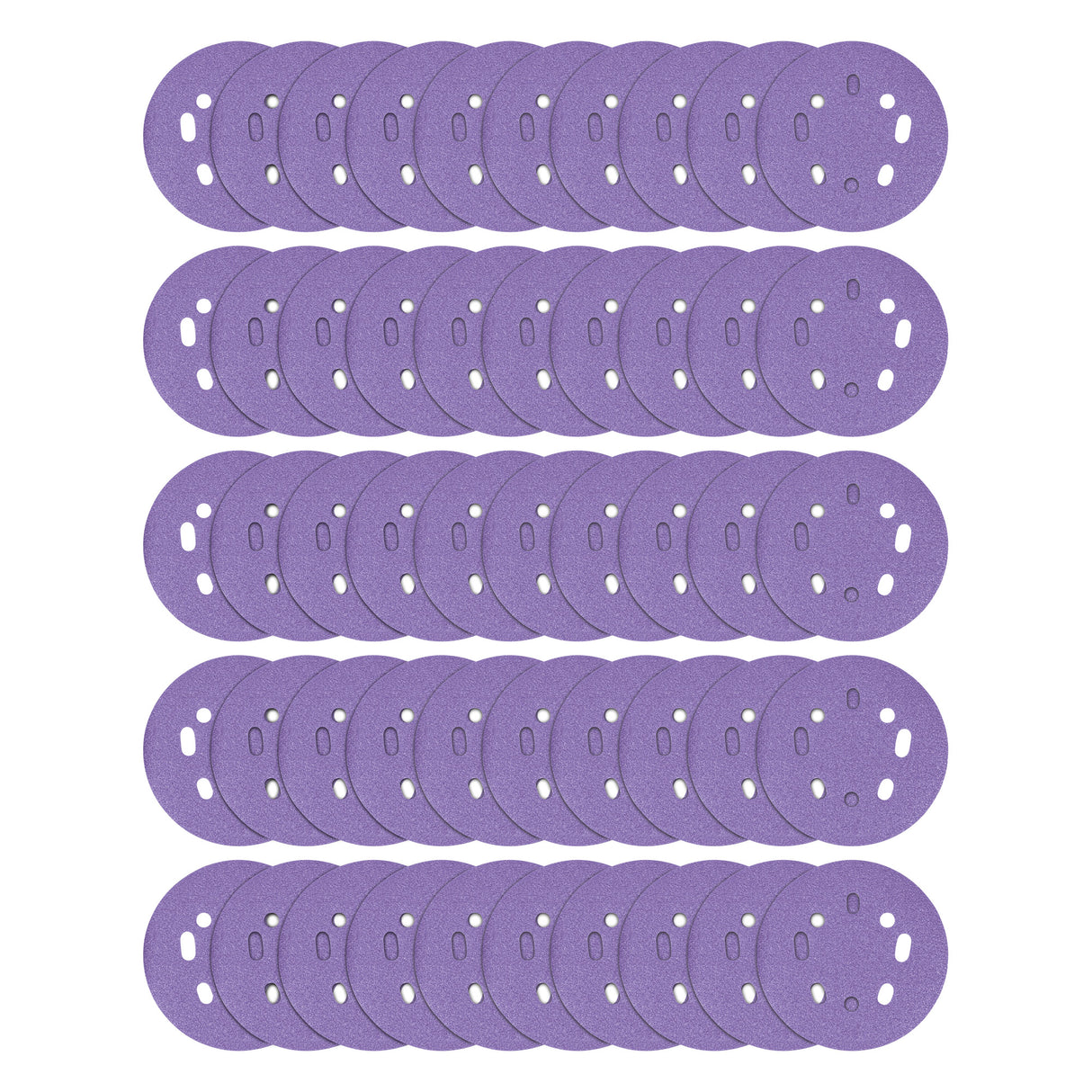 Trend Random Orbital Sanding Discs 125mm Pack of 50