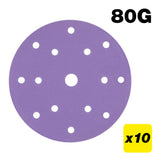 Trend Random Orbital Sanding Discs 150mm Pack of 10