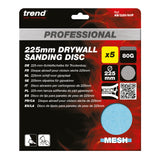 Trend Pro Mesh Drywall Sanding Discs 225mm Pack of 5