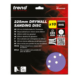 Trend Drywall Sanding Disc 225mm Pack of 10