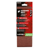 Trend Sanding Belts 100mm x 610mm Pack of 3