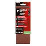 Trend Sanding Belts 100mm x 610mm Pack of 3