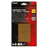 Trend Coarse Flexible Finishing Pads 150 x 230mm Pack of 3