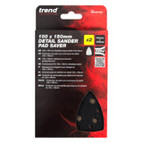 Trend Detail Sander Pad Saver 100 x 150mm Pack of 2