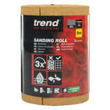 Trend Aluminium Oxide Sandpaper Rolls 115mm x 5m