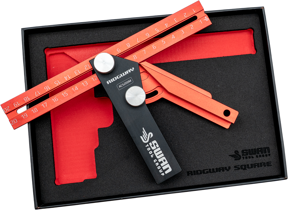 Swan Tool Group RIDGWAY Adjustable Carpenter Square 8in