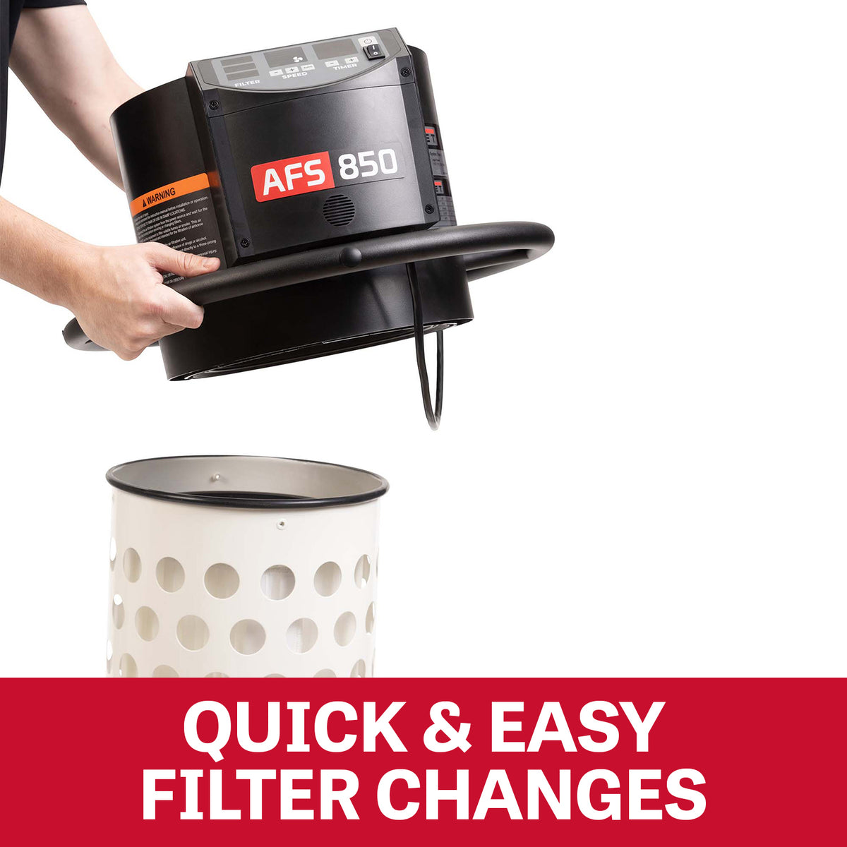 JET Tools 850CFM Air Filter Pedestal Room Cleaner