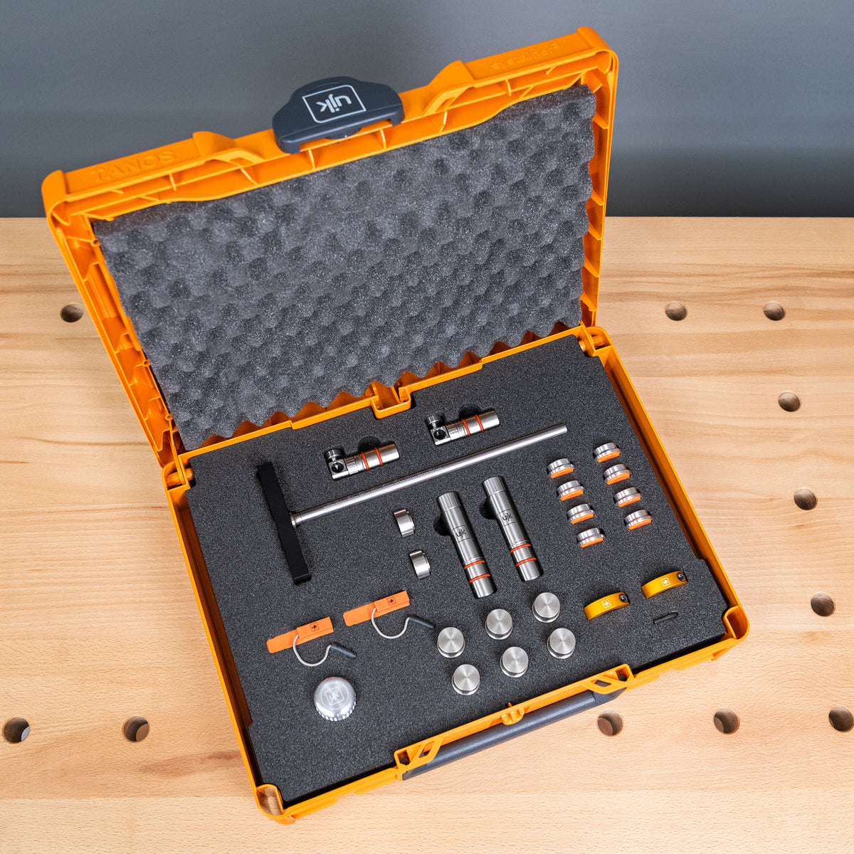 UJK Super Dog Accessory Kit In T-Loc Case for Dog Hole Workbenches