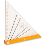 UJK Set of 2 Compact Angle Squares 75 & 125mm Stainless Steel and Aluminium