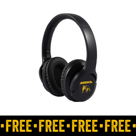 Mirka DEROS II Bundle with Systainer, Abrasives & Noise Cancelling Headphones