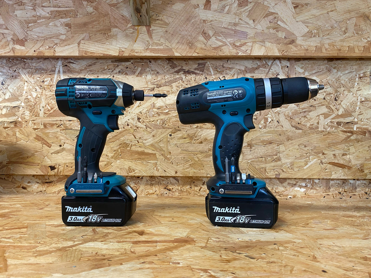 StealthMounts Magnetic Bit Holder for Makita LXT & XGT Tools 18V Pack of 2 Blue