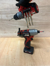 StealthMounts Magnetic Bit Holder for Milwaukee M12 12V Tools Pack of 2 Red