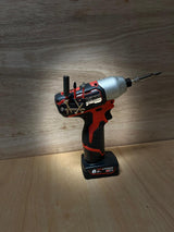 StealthMounts Magnetic Bit Holder for Milwaukee M12 12V Tools Pack of 2 Red