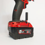 StealthMounts Magnetic Bit Holder for Milwaukee M18 18V Tools Pack of 2 Red