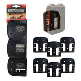 StealthMounts CAS Cordless Alliance System Battery Mounts Pack of 6 Black