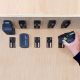 StealthMounts Festool Battery Mounts 18V Pack of 6 Green