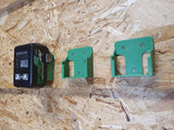 StealthMounts HIKOKI / Metabo HPT / Hitachi Battery Mounts 18V Pack of 6 Green