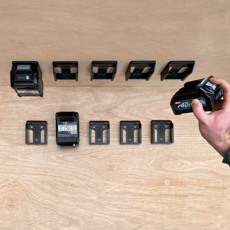 StealthMounts Makita 40V XGT Battery Mounts Pack of 6 Blue