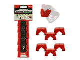 StealthMounts Milwaukee M12 12V Battery Mounts Pack of 6 Red