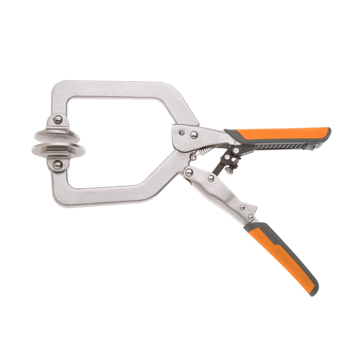 BORA Tool 3in Auto Adjust Hold-Down clamping on workbench