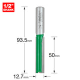 Trend Craft Pro Straight Router Bit 2-Flute 12.7mm Diameter 1/2in Shank