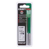Trend Craft Pro Straight Router Bit 2-Flute 12.7mm Diameter 1/2in Shank