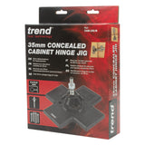 Trend 35mm Concealed Euro-Style Hinge Jig with TCT Bit