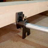 Torquata Heavy Duty Extended Foot Pipe Clamp with 3/4in Galvanised Pipe